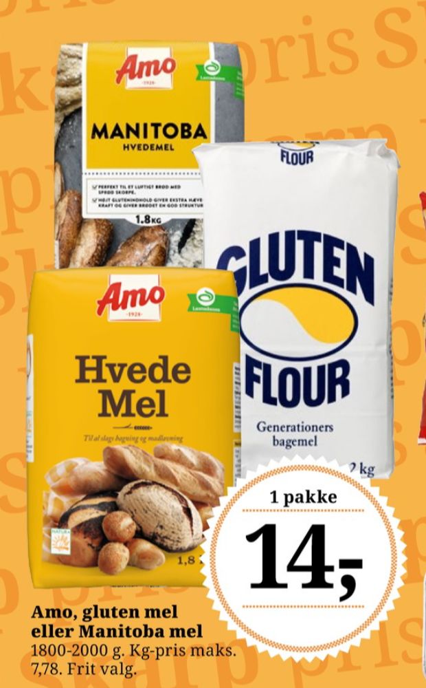 Gluten Flour, Hvedemel
