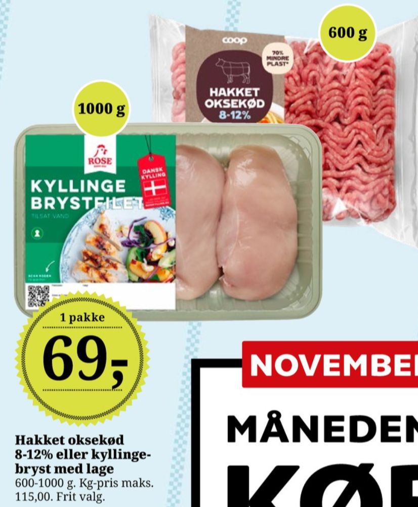 Rose, Kyllingebrystfilet