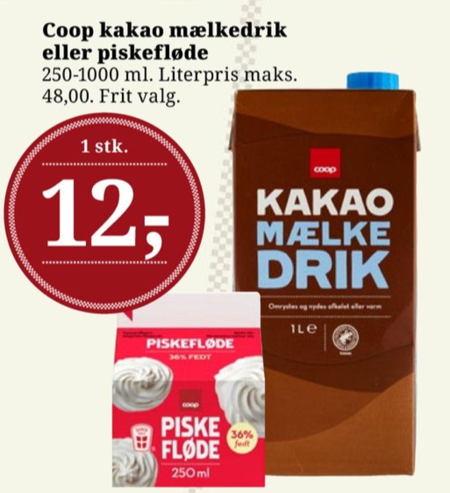 Coop, Kakaomælk