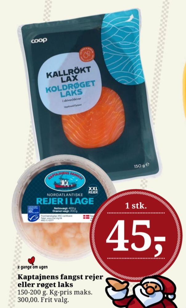 Kaptajnens Fangst, Rejer