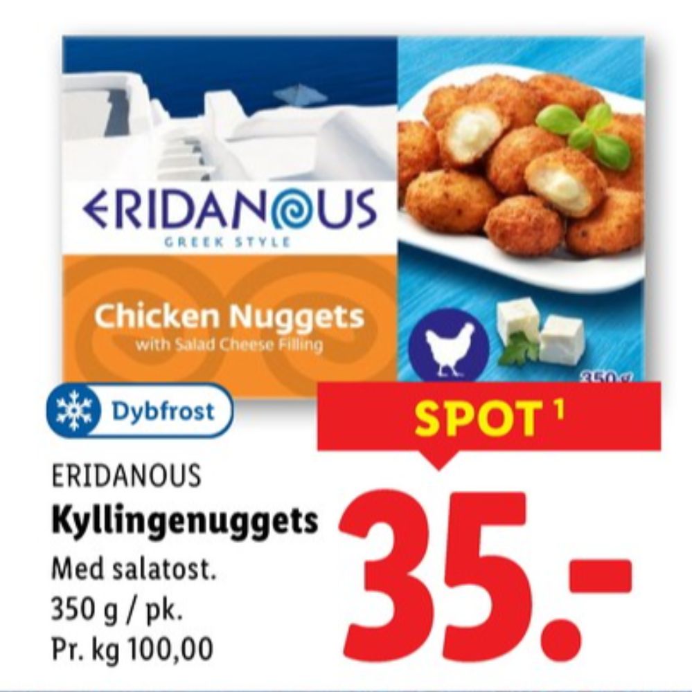 Eridanous, Kyllingenuggets
