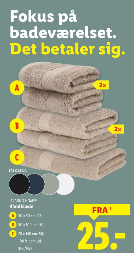 Livarno, Håndklæde