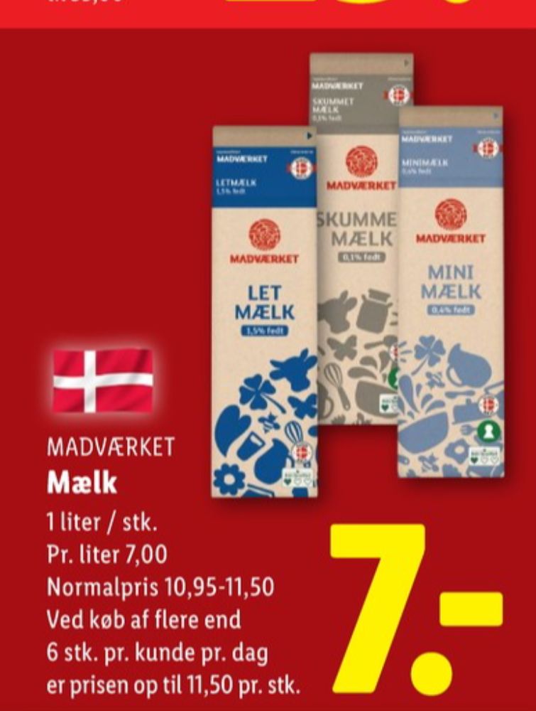 Madværket, Letmælk