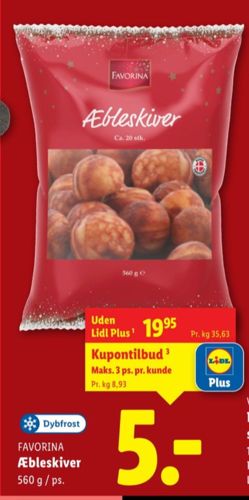 Favorina, Æbleskiver