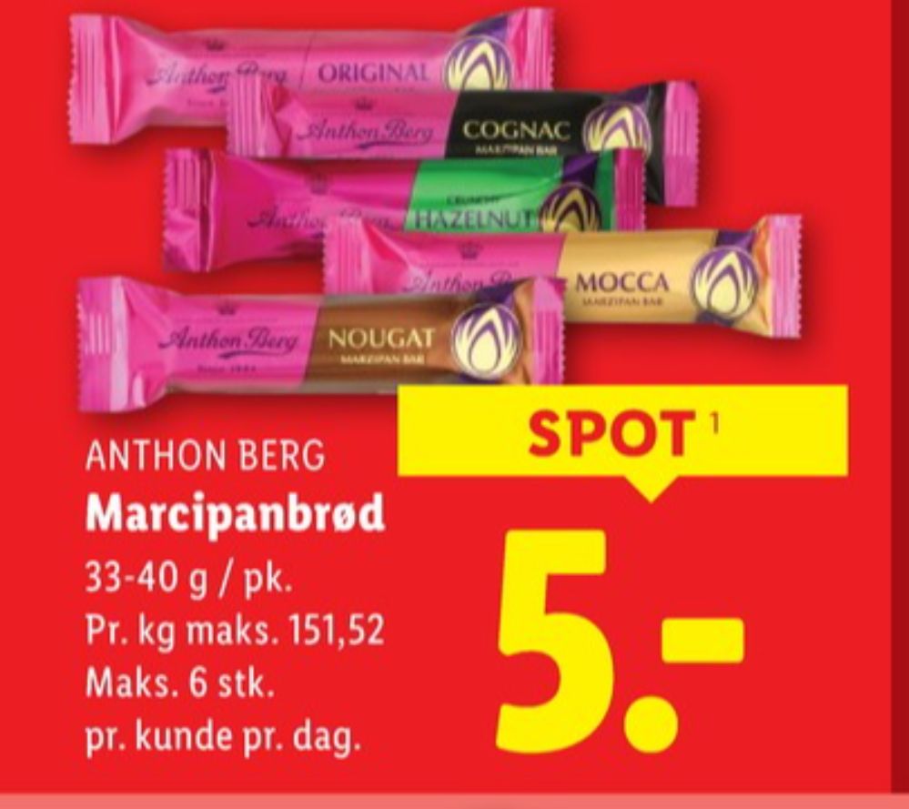 Anthon Berg, Marcipanbrød Nougat