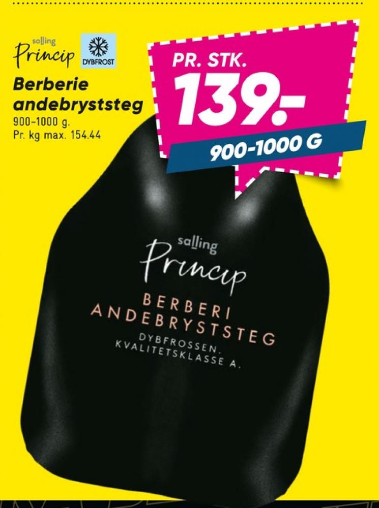 Salling Princip, Andebryststeg