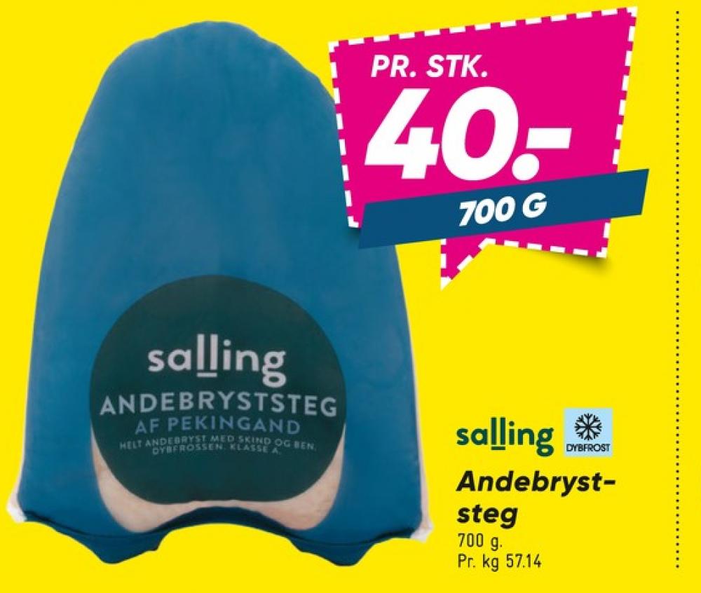 Salling, Andebryststeg