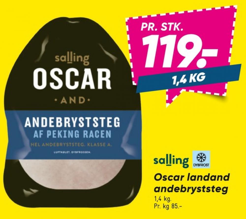 Oscar, Andebryststeg