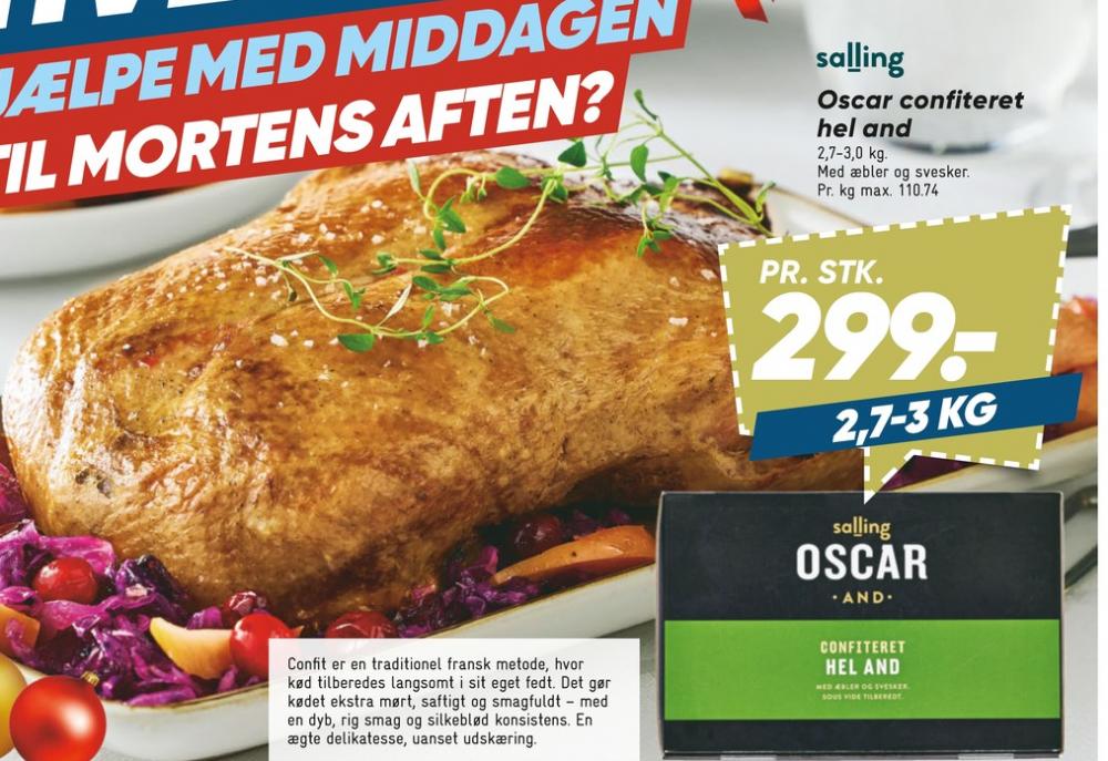 Salling Oscar, Confiteret and