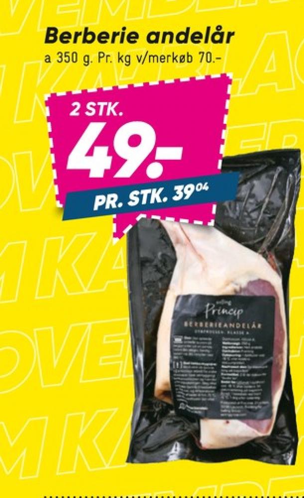 Salling Princip, Andelår