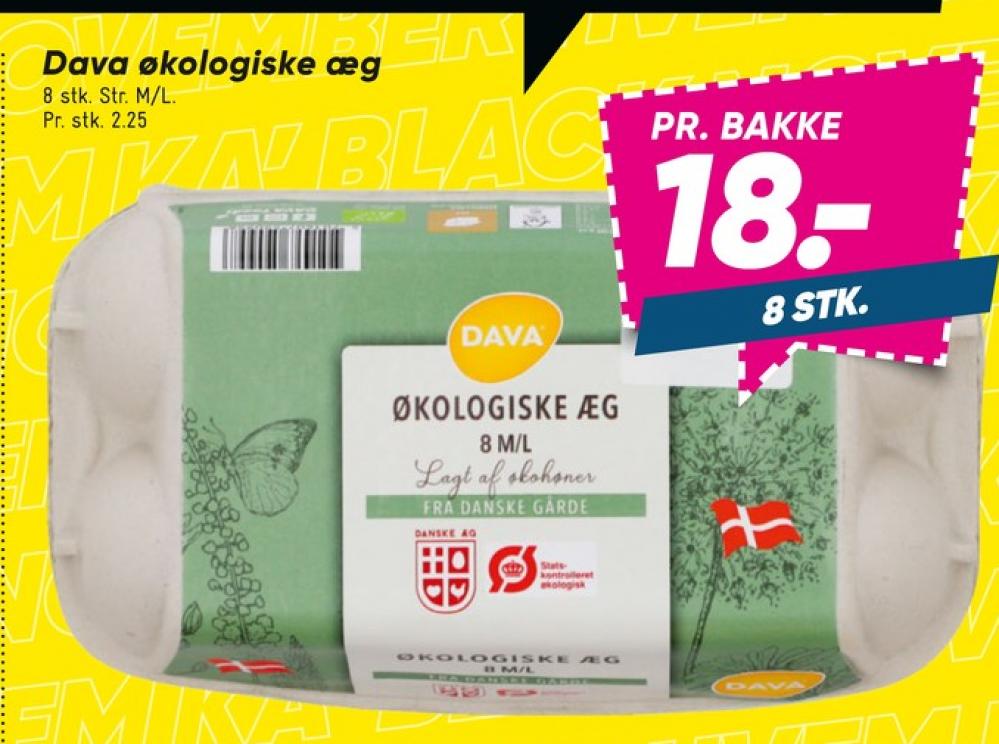 DAVA Foods, Økologiske æg M/L