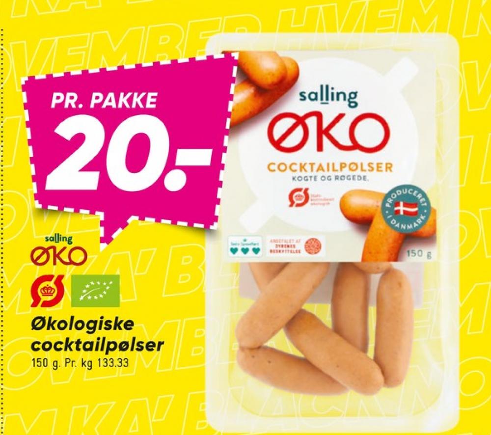 Salling ØKO, Cocktailpølser