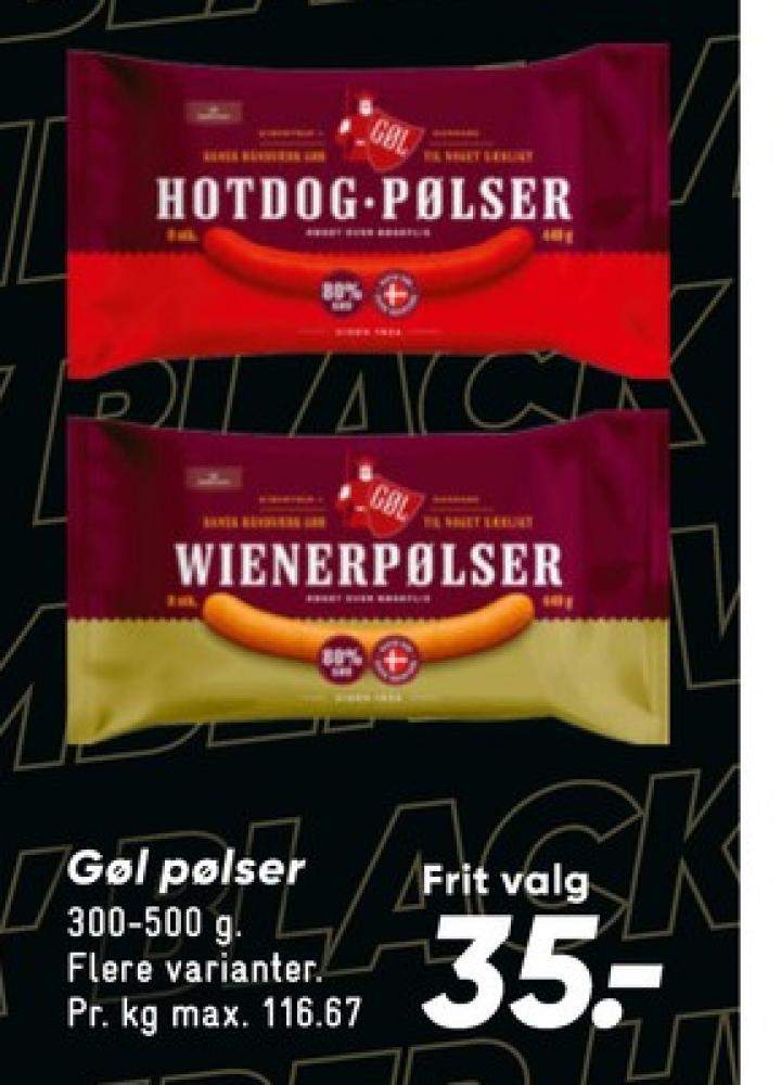 Gøl, Wienerpølser