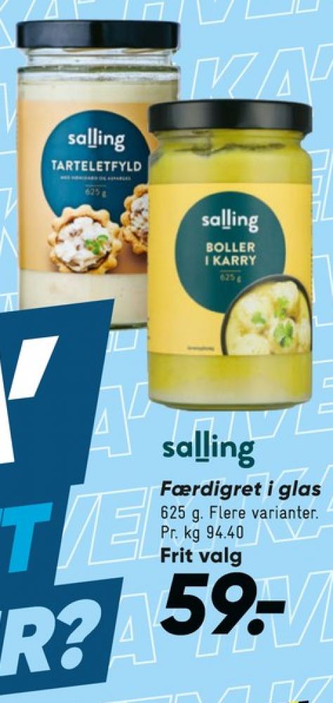 Salling, Boller i Karry