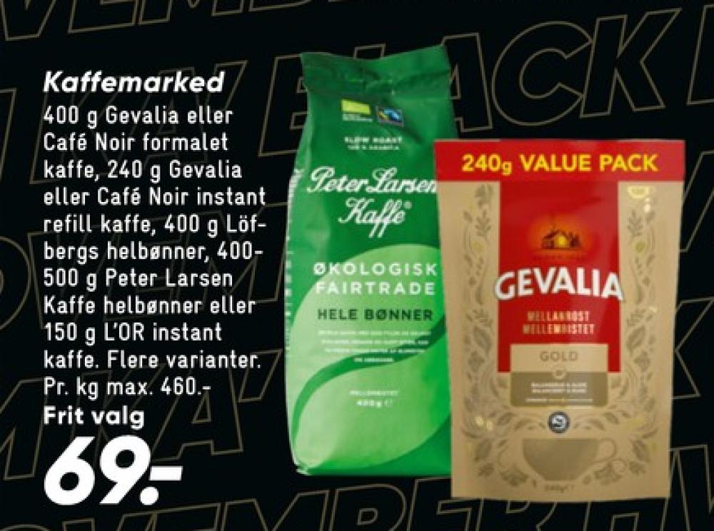 Gevalia Original, Kaffe Formalet