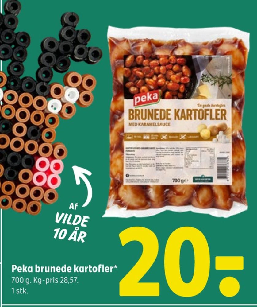 Peka, Brunede Kartofler