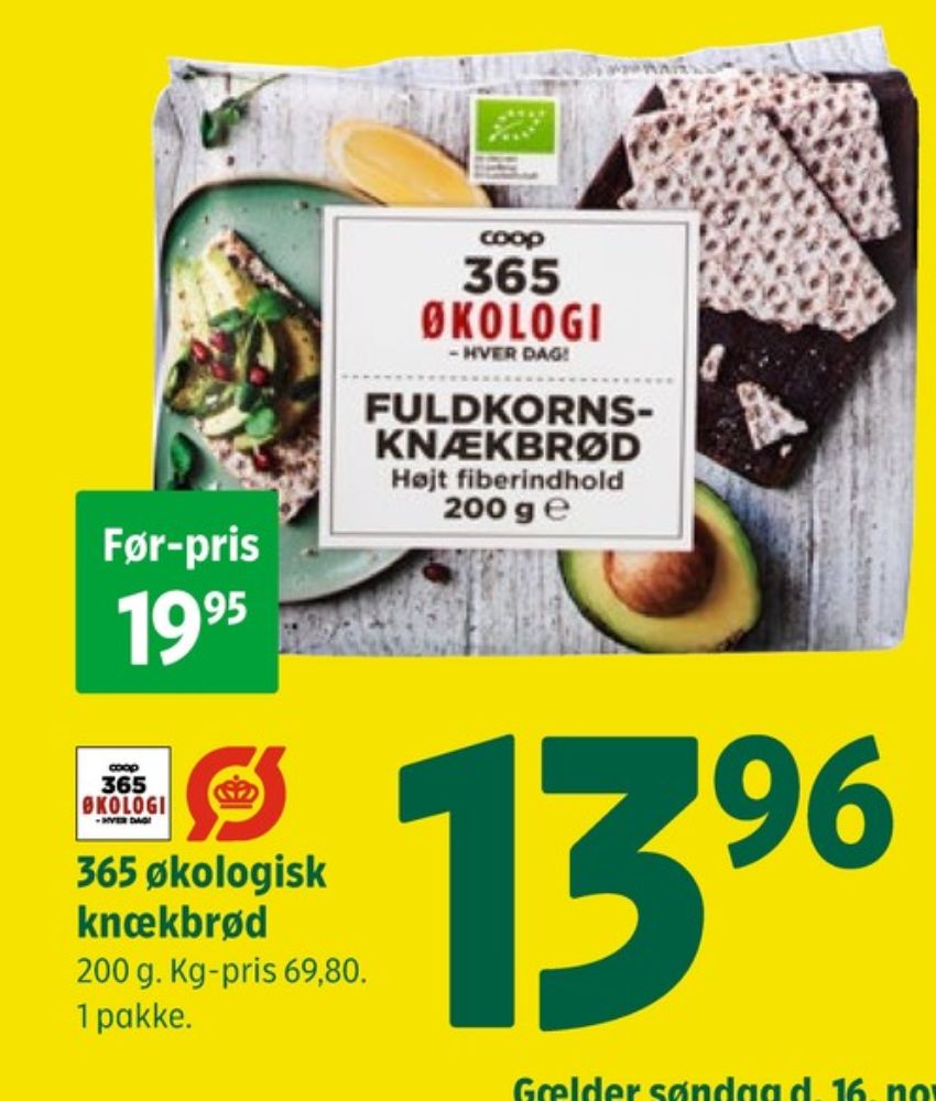 Coop 365, Fuldkorn knækbrød