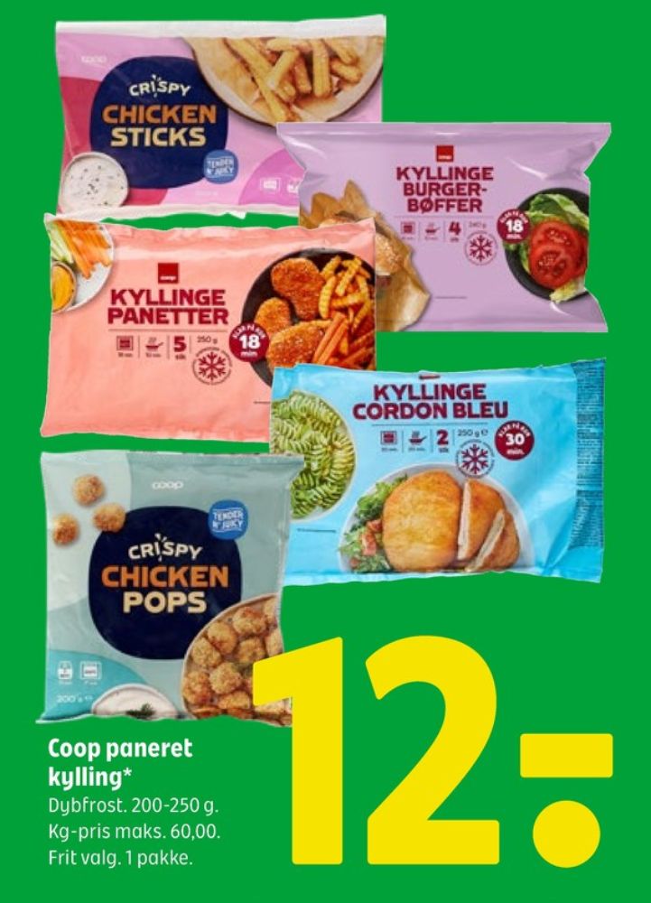 Coop, Kyllingepanetter