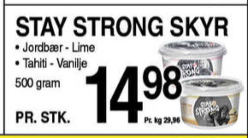 Stay Strong, Thaiti Vanilje Skyr 
