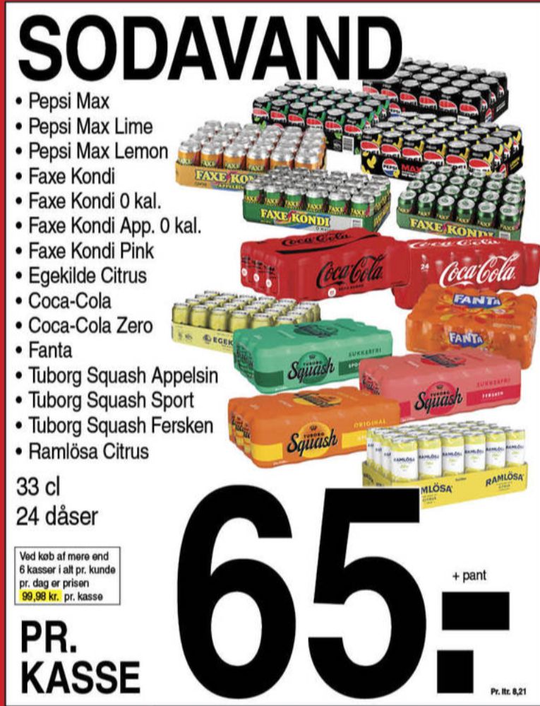 Faxe Kondi 0 Kalorier, Sportssodavand 24 pk.