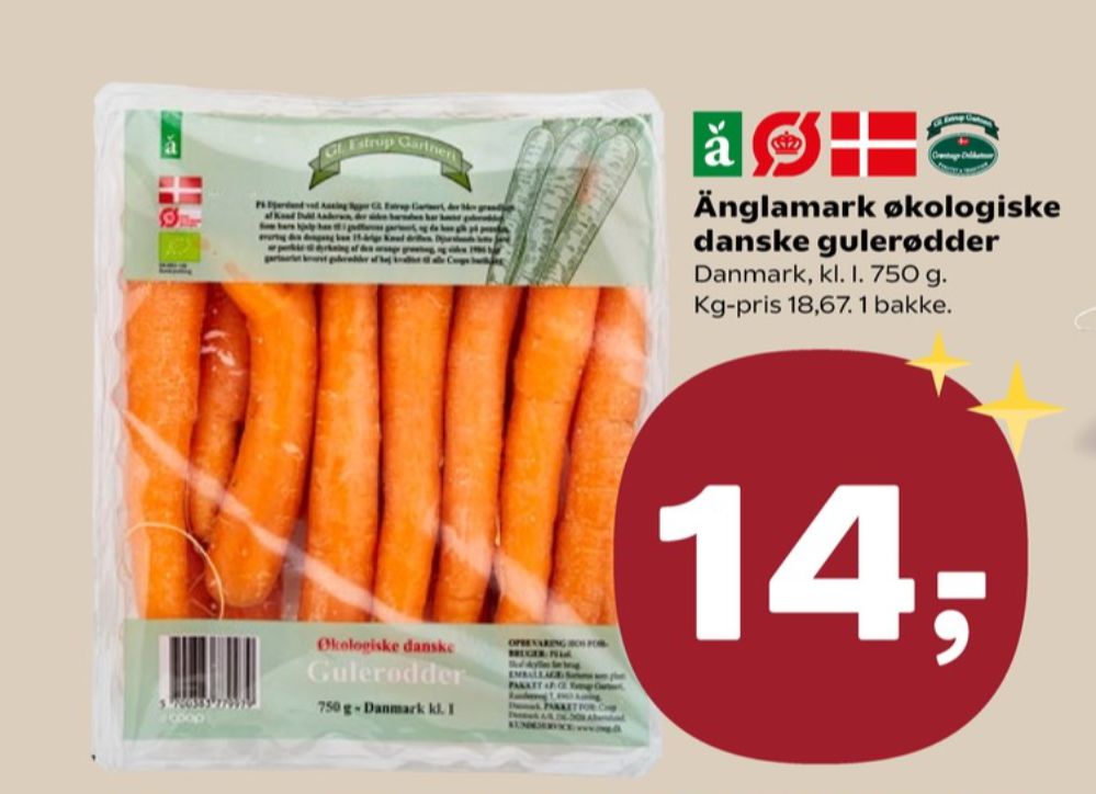 Änglamark, Gulerødder