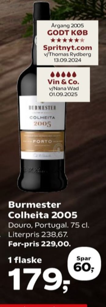 Burmester  Colheita 2005, Portvin