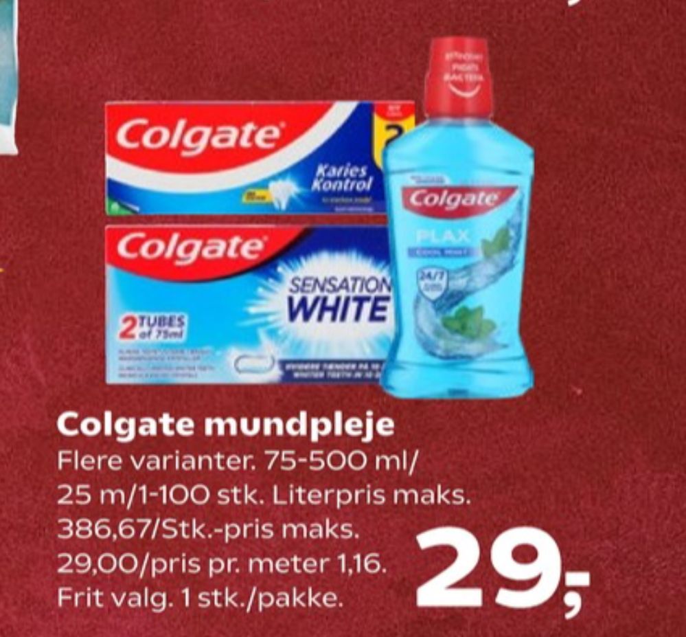 Colgate, Tandstikker