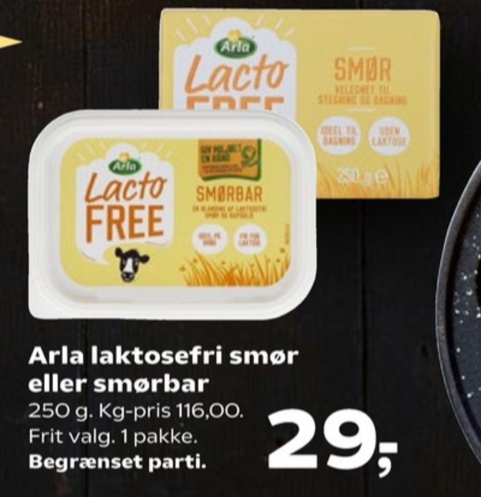 Arla Lacto FREE, Smørbar
