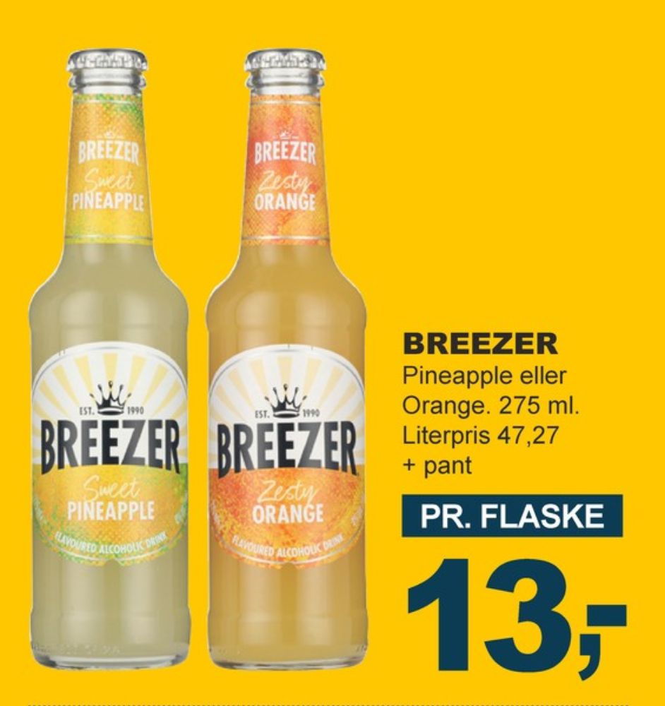 Bacardi Breezer, Zesty Orange RTD