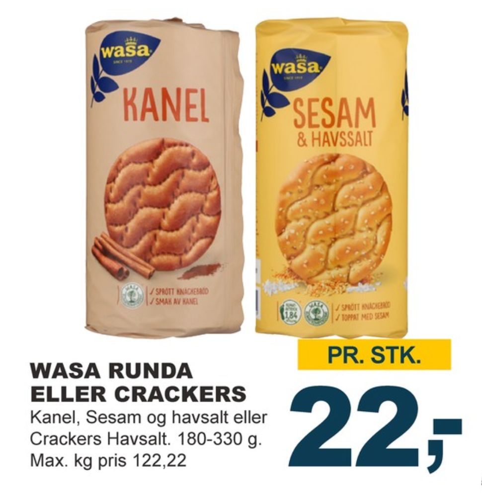 Wasa, Kanel knækbrød