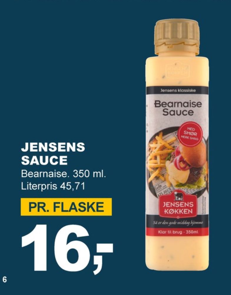 Jensens Køkken, Bearnaisesauce