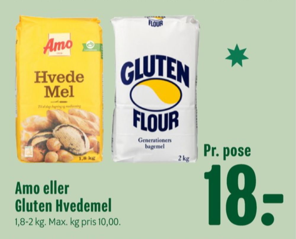 Gluten Flour, Hvedemel