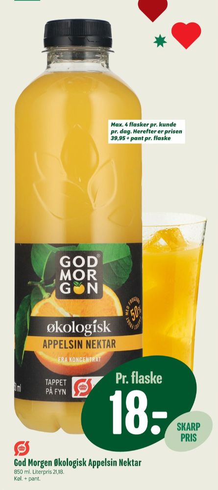 GodMorgen, Appelsin Nektar Juice