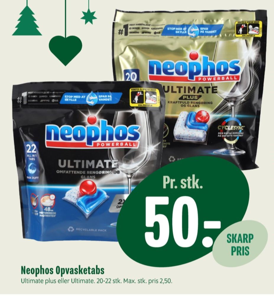 Neophos, Maskinopvask-tabs