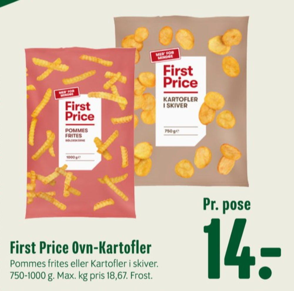 First Price, Pommes Frites Bølgeskårne