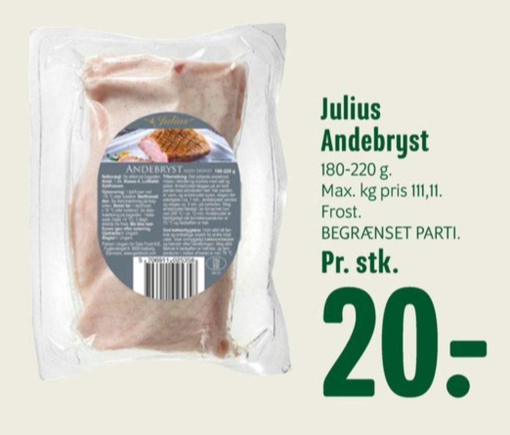 Julius, Andebryst