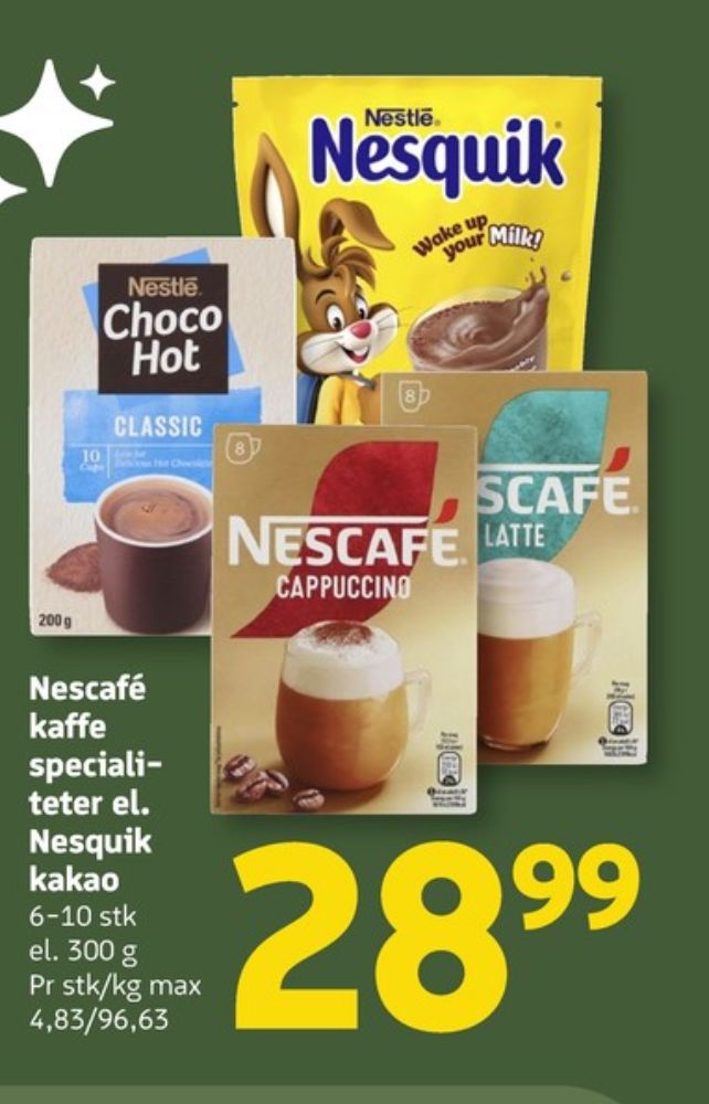 Nescafe, Instant Kaffe Cappuccino