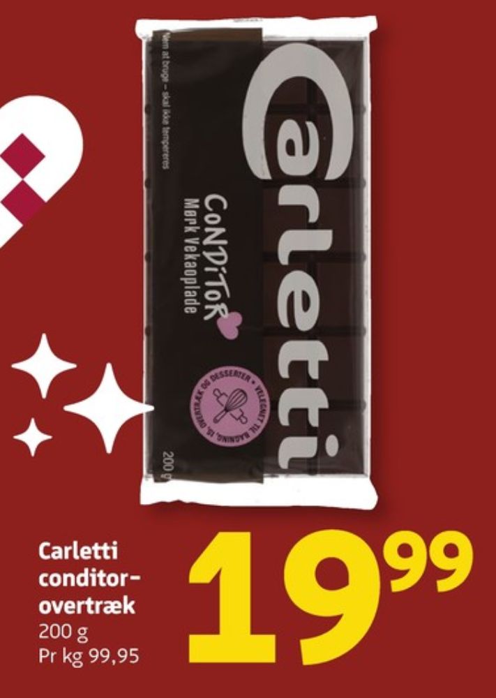 Carletti Conditor, Overtræksknapper Mørk