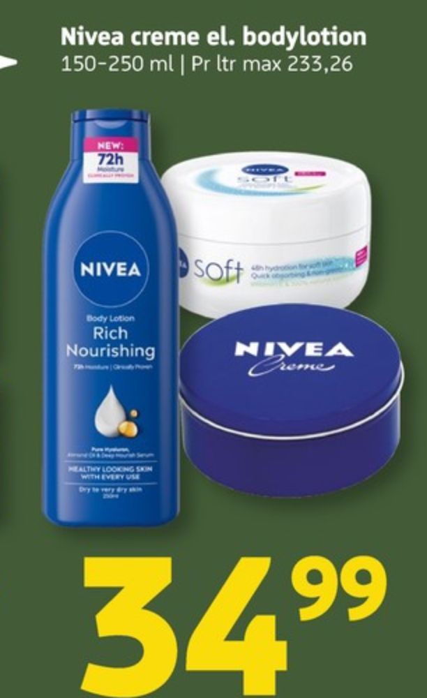 Nivea, Bodylotion