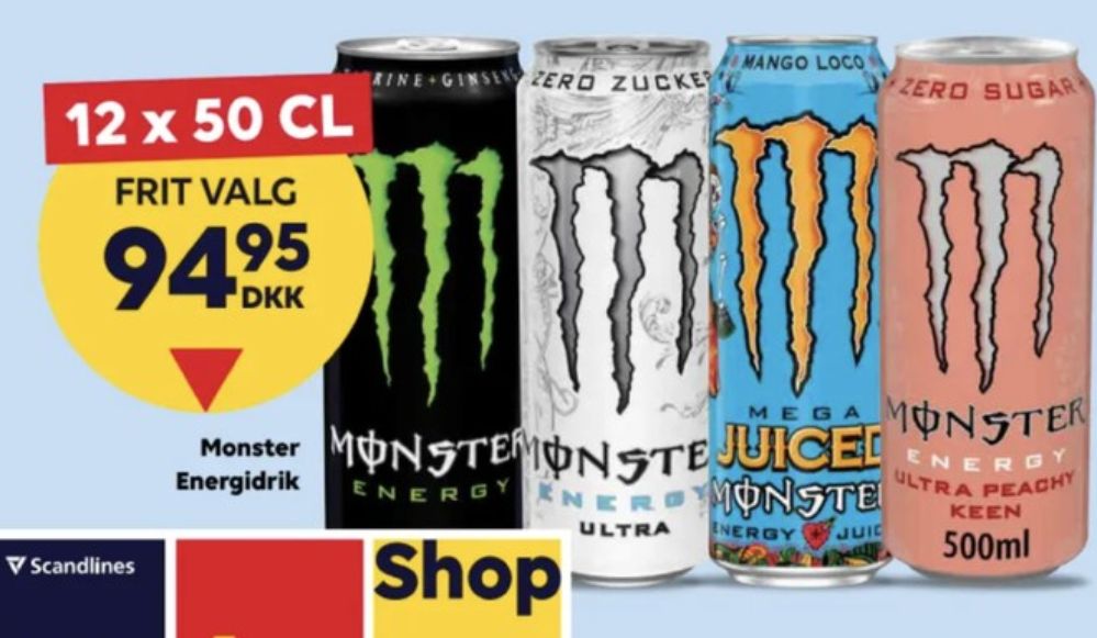 Monster Mango Loco, Energidrik 12 pk.