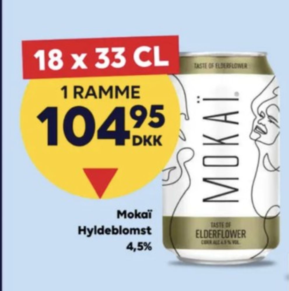 Mokaï Hyldeblomst, Hyldeblomst Cider 18 pk.