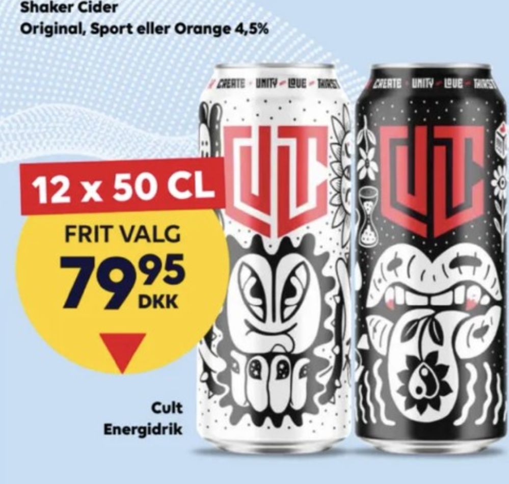 Cult Energy, Energidrik 12 pk.
