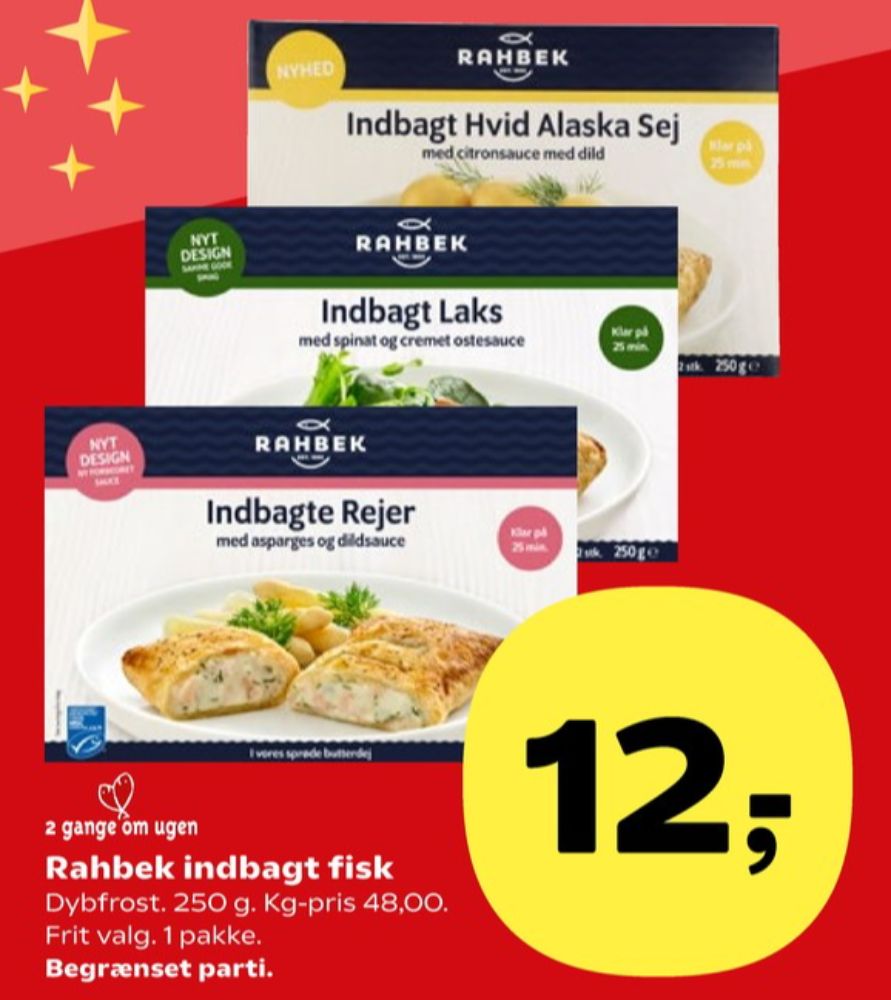 Rahbek, Indbagte Rejer med Asparges og Dildsauce