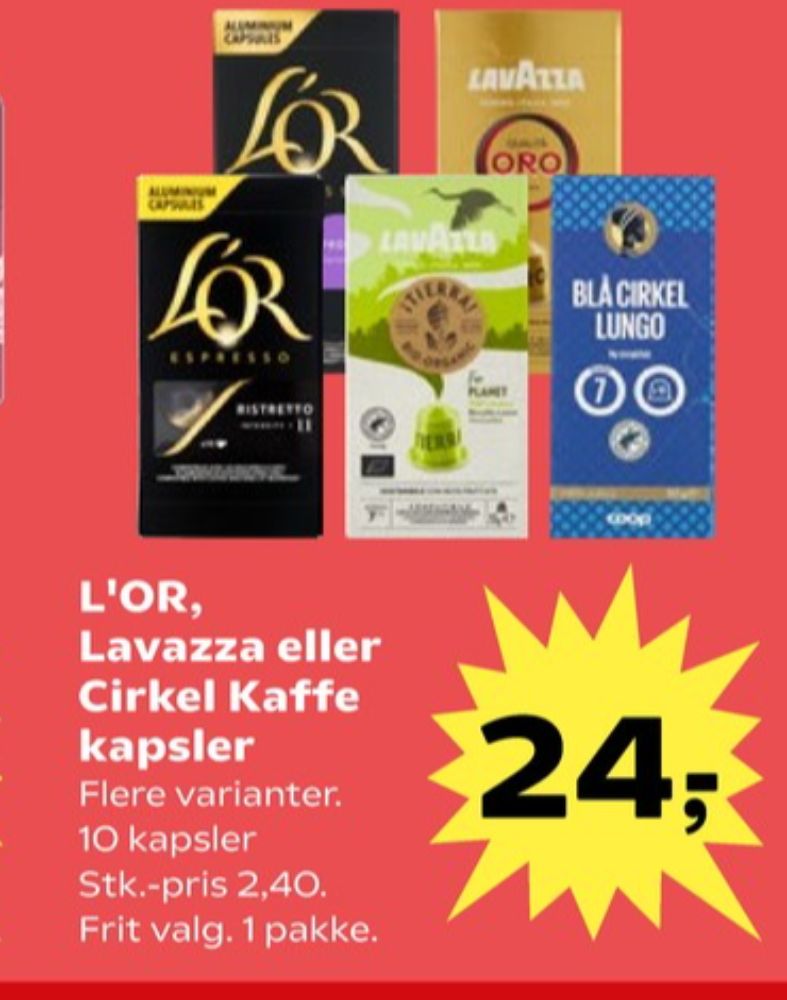 LavAzza Tierra For Planet, Kaffekapsler