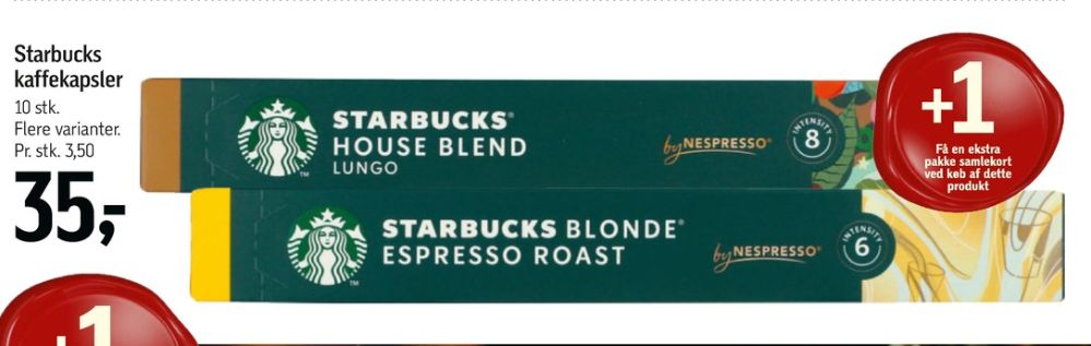 Starbucks Espresso Roast, Kaffekapsler