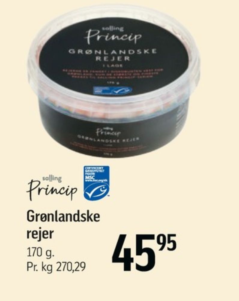 Salling Princip, Rejer