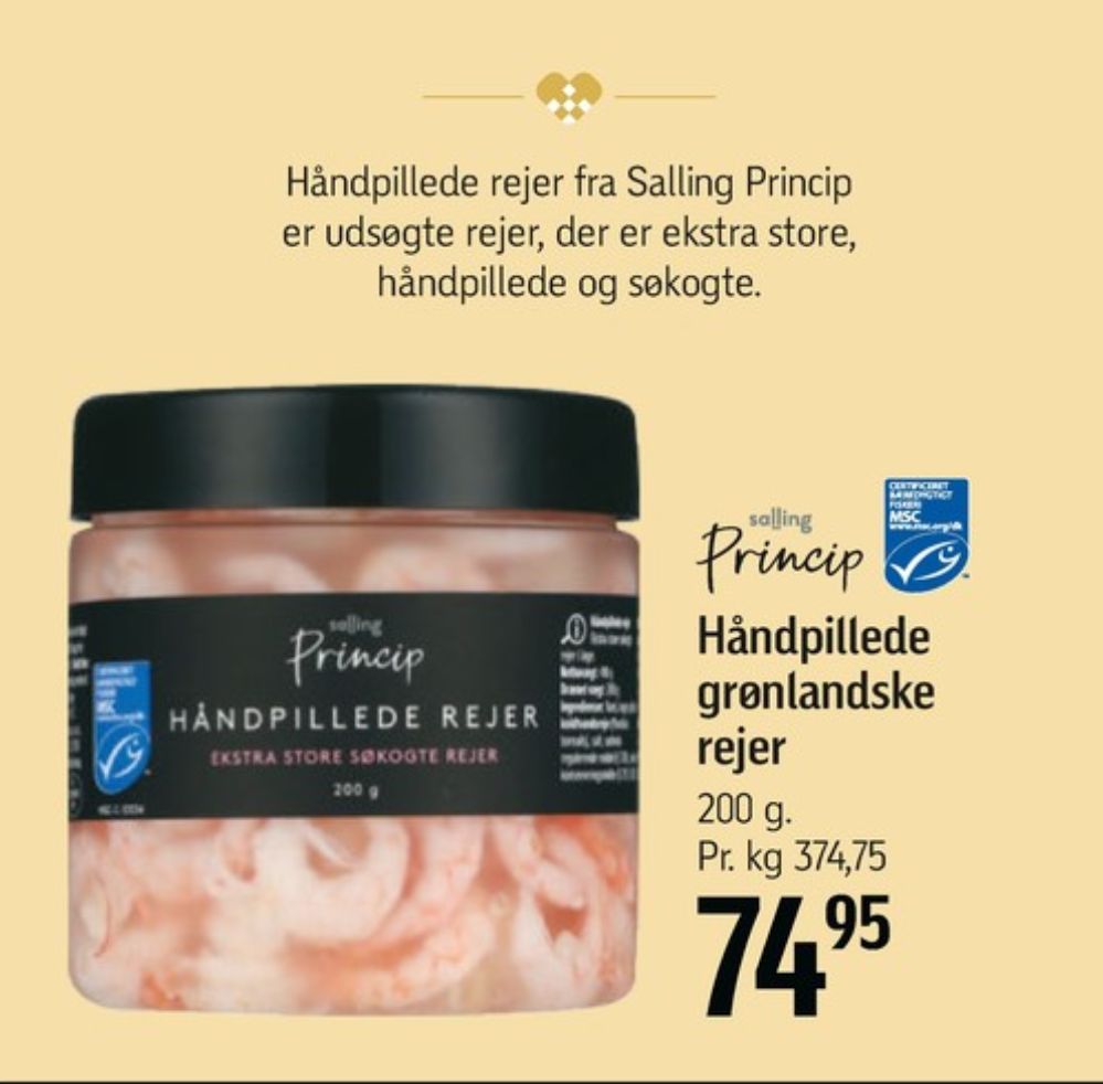 Salling Princip, Rejer