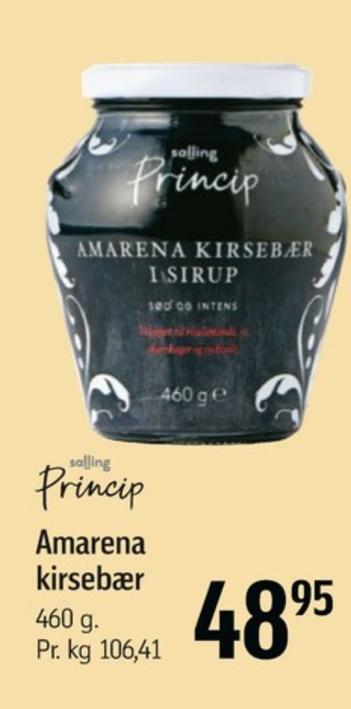 Salling Princip, Amarenasauce