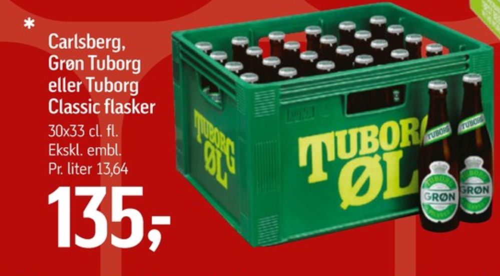 Tuborg Grøn, Øl