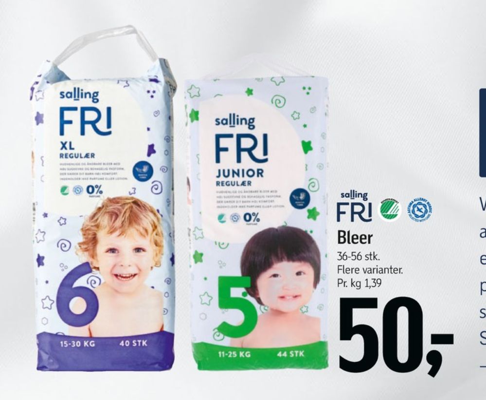 Salling Fri Junior, Bleer str 5 11-25 kg
